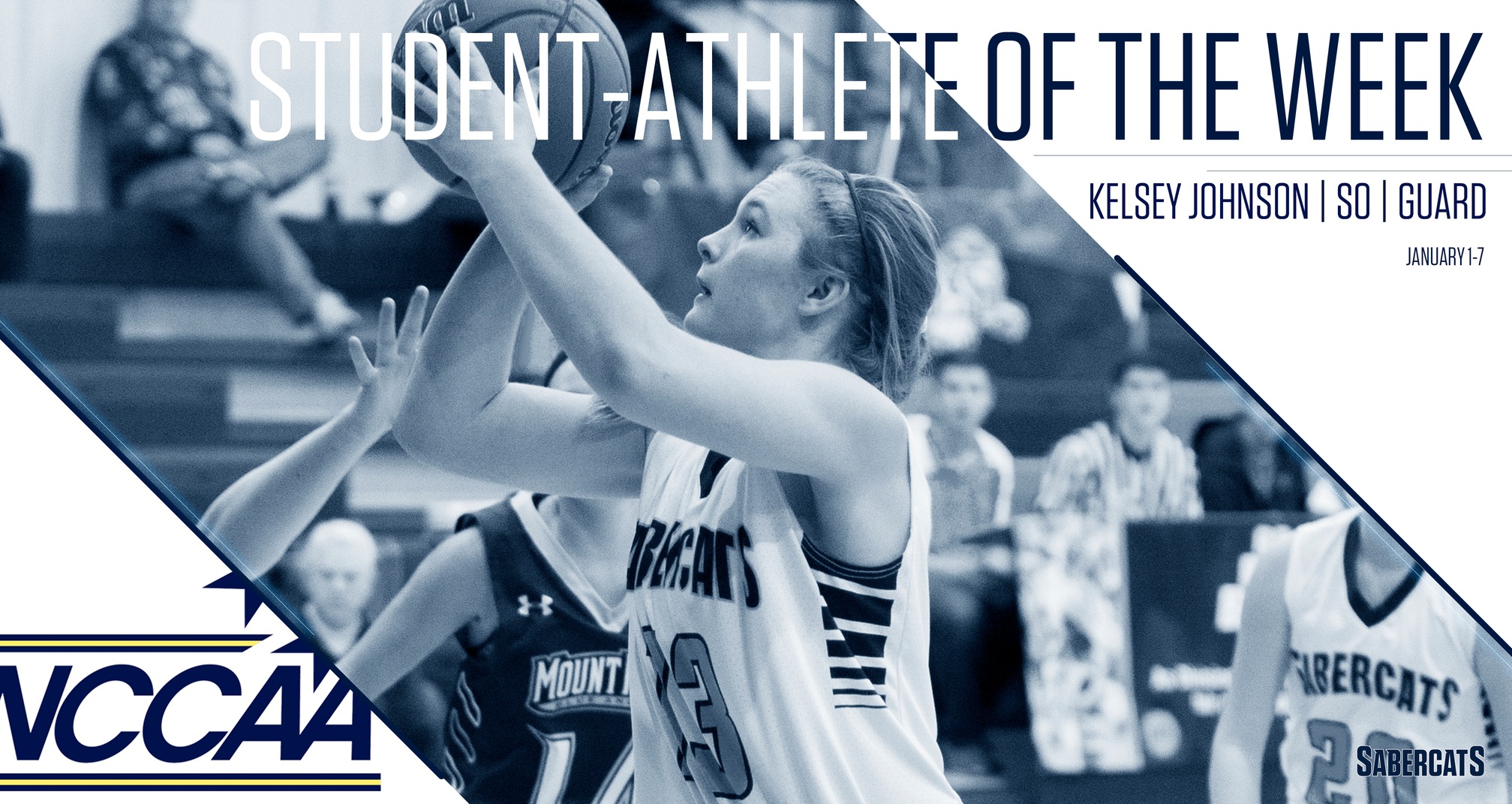 Kelsey Johnson Tabbed with Weekly Honor