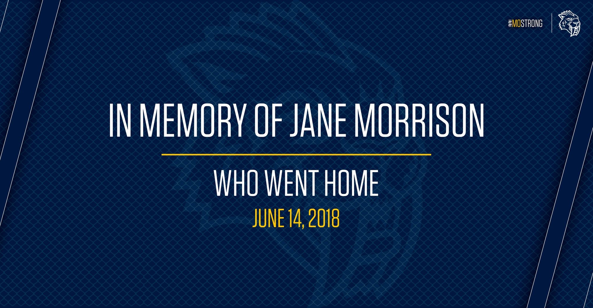 In Memory of Jane Morrison