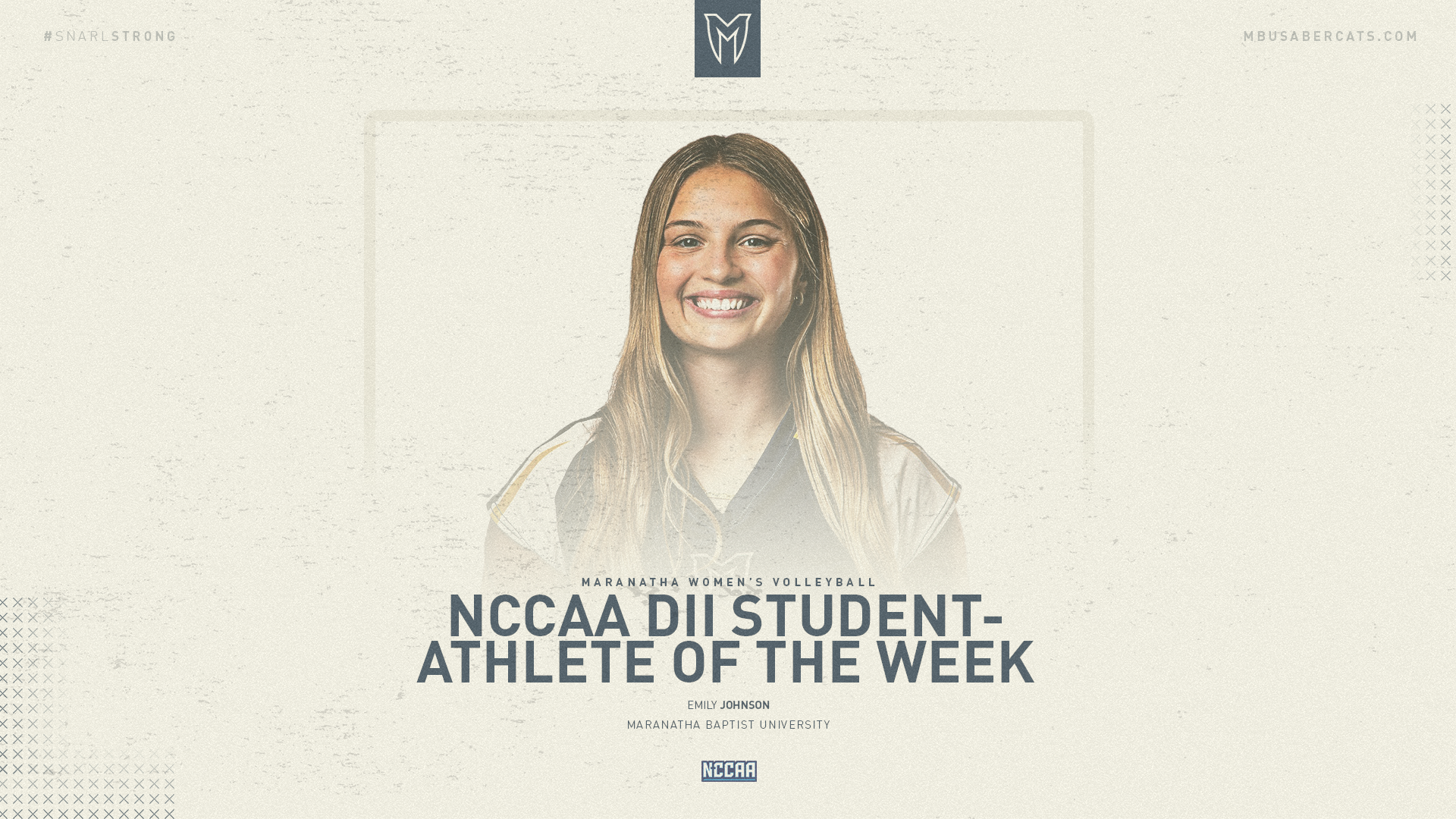 Johnson Named NCCAA Student-Athlete of the Week (Again)