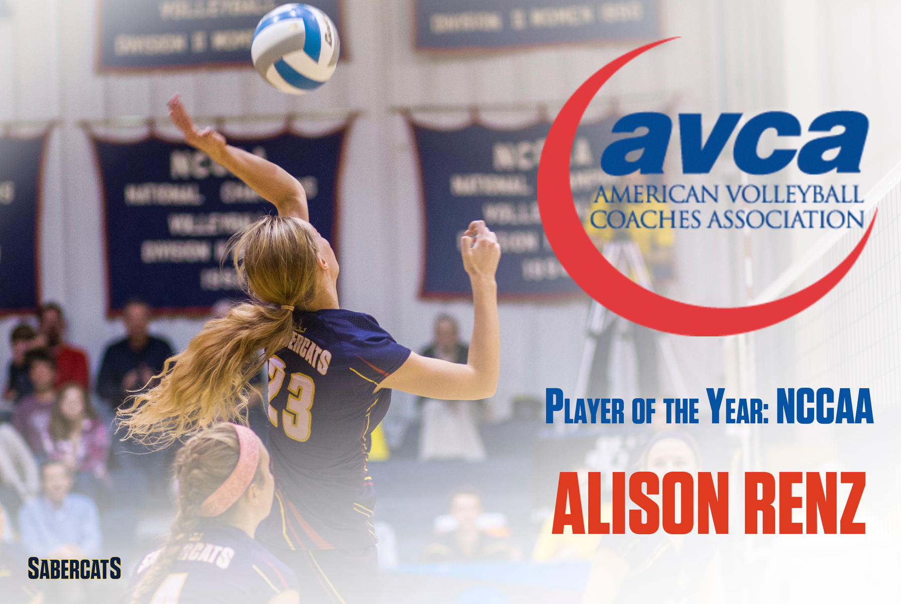 Renz Named AVCA Player of the Year for NCCAA Volleyball