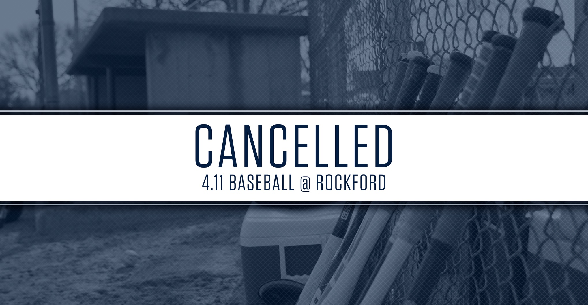 Cancelled: April 11 Baseball Doubleheader