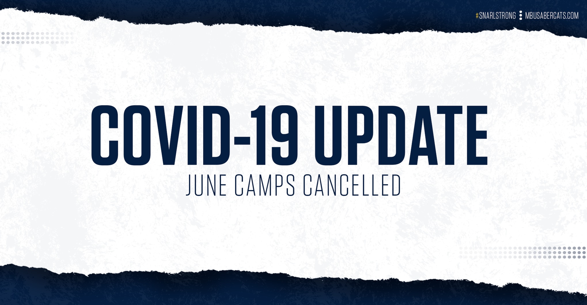 June Camps Cancelled