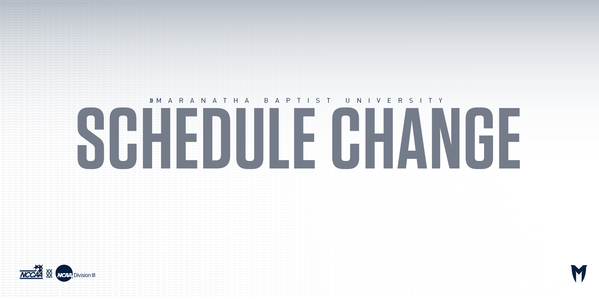 Schedule Change: Maranatha Softball