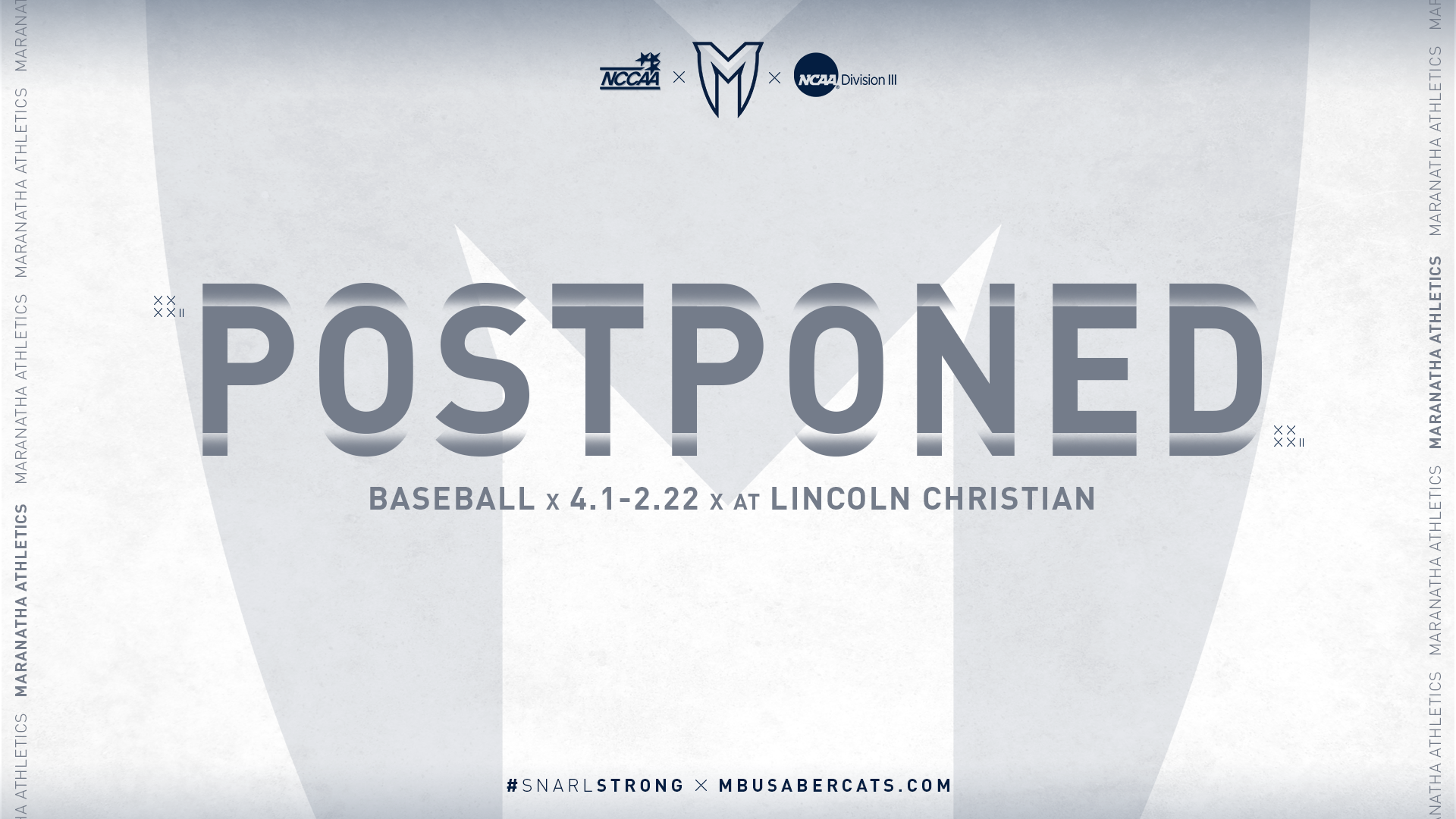 Lincoln Christian Series Postponed