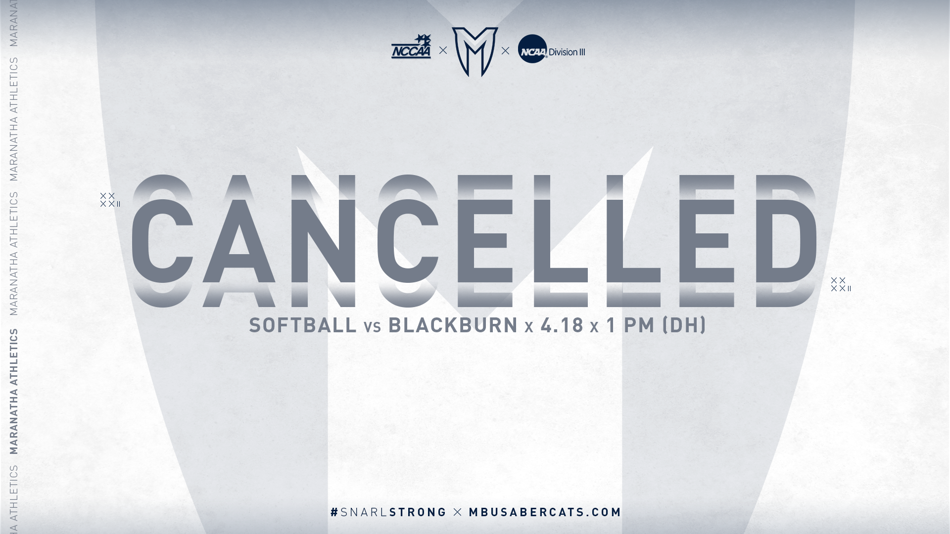 Softball Home Opener Cancelled (Again)