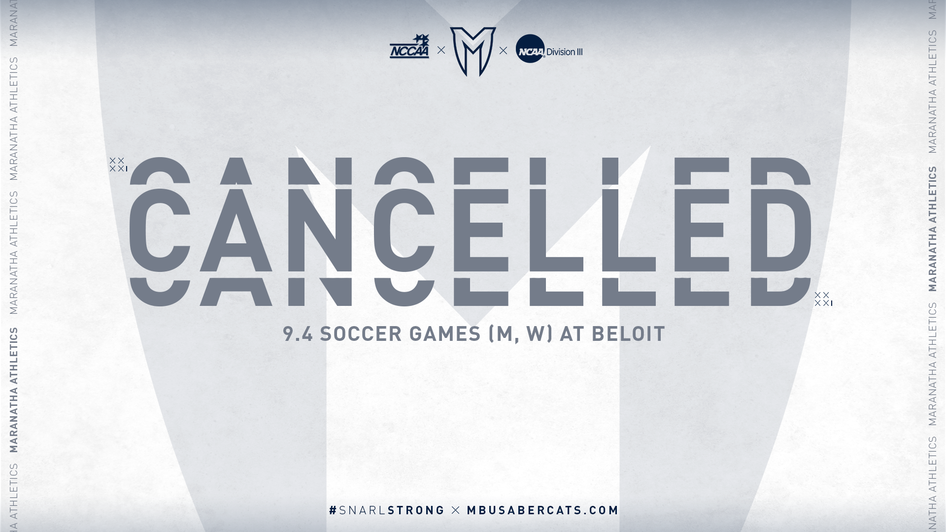 September 4 Soccer Games Cancelled