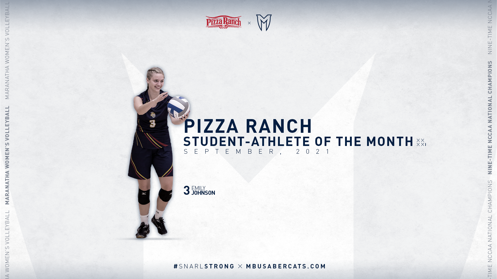 Johnson Named Pizza Ranch Student-Athlete of the Month