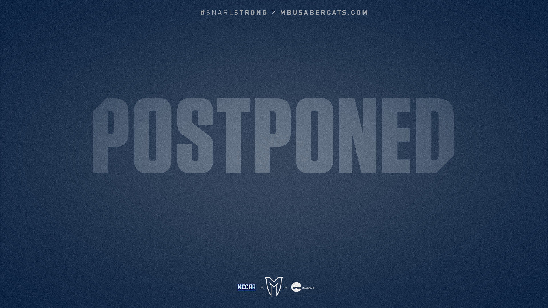 Tonight's Games Postponed